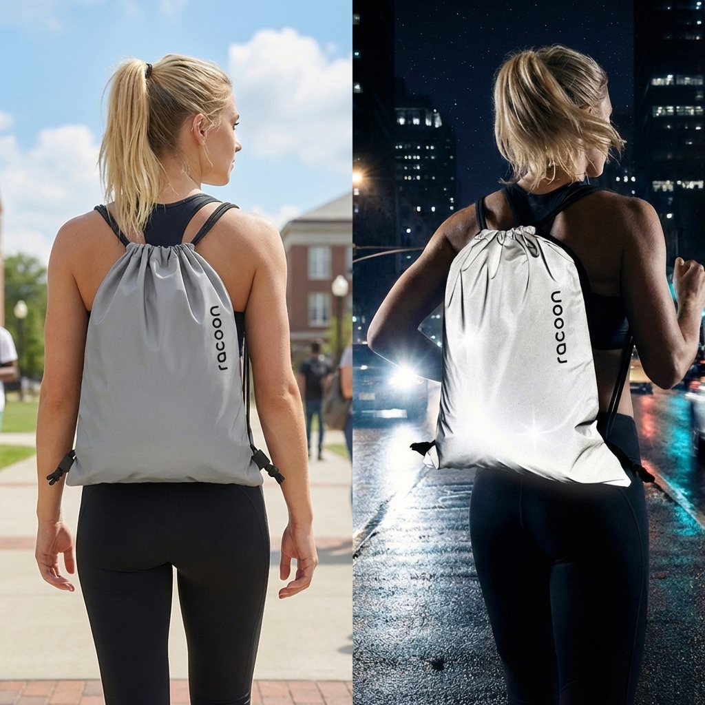 Rucksack, Stoffbeutel, Fitness, Silber, unisex