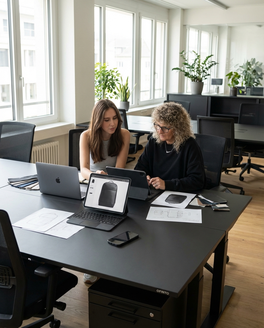 meeting, office, laptops, desk, workspace