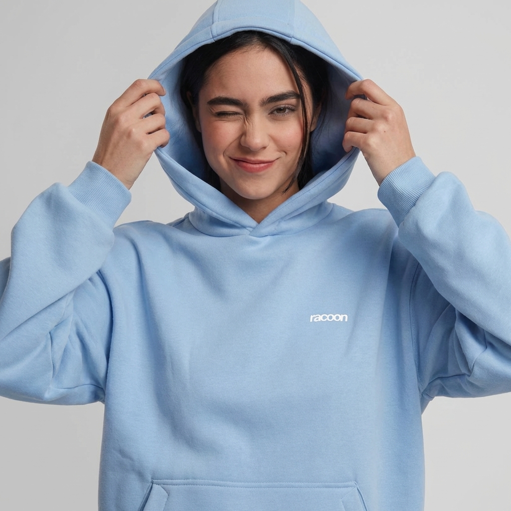 hoodie, hellblau, Pullover, Logo klein, Vordertasche, hoodie, hooded sweatshirt, hellblau, Pullover, Logo klein, hoodie, Pullover, blau, Kapuze, Logo-Motiv