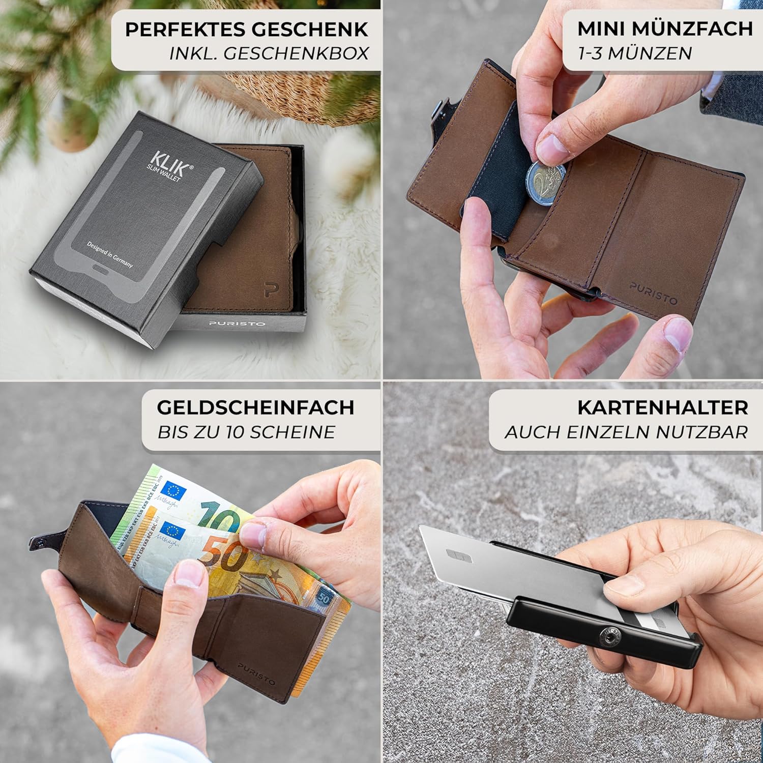 KLIK Minimal Micro Münzfach
